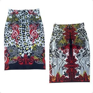 Verified Authentic Gianni Versace Skirt Versace Collection GONNA TESSUTO 42